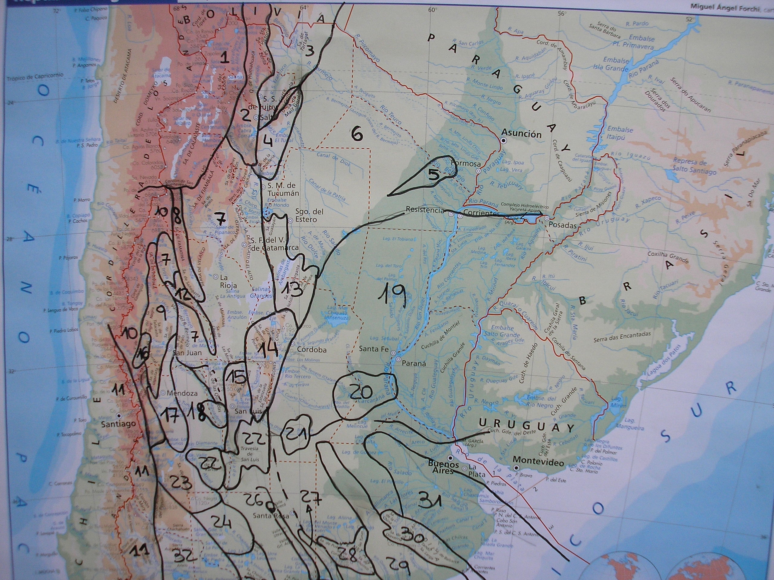 TRABAJO PRÁCTICO N° 1: REGIONES MORFOESTRUCTURALES Y GEOTECTONICAS DE ...